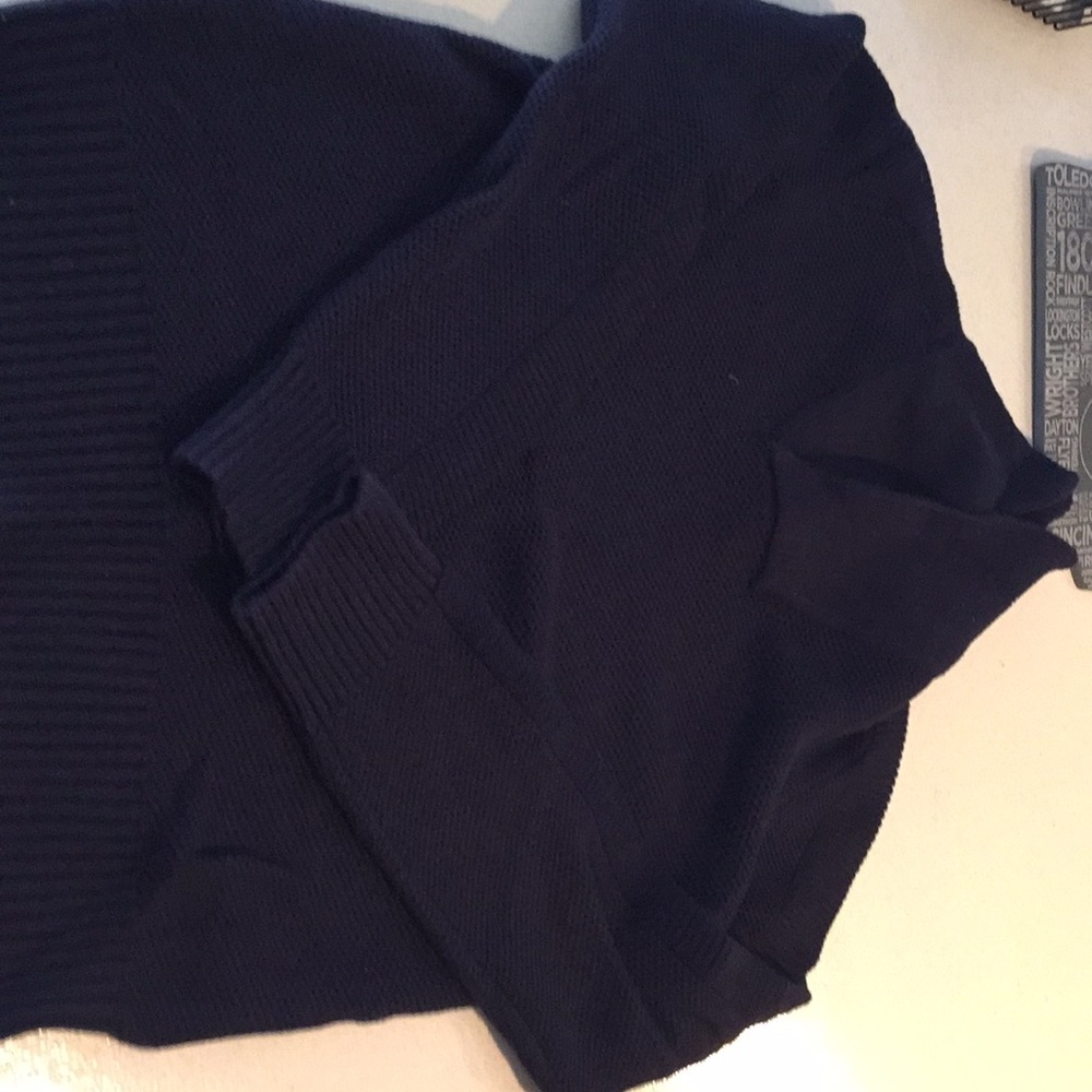 banana republic shaw collar sweater small